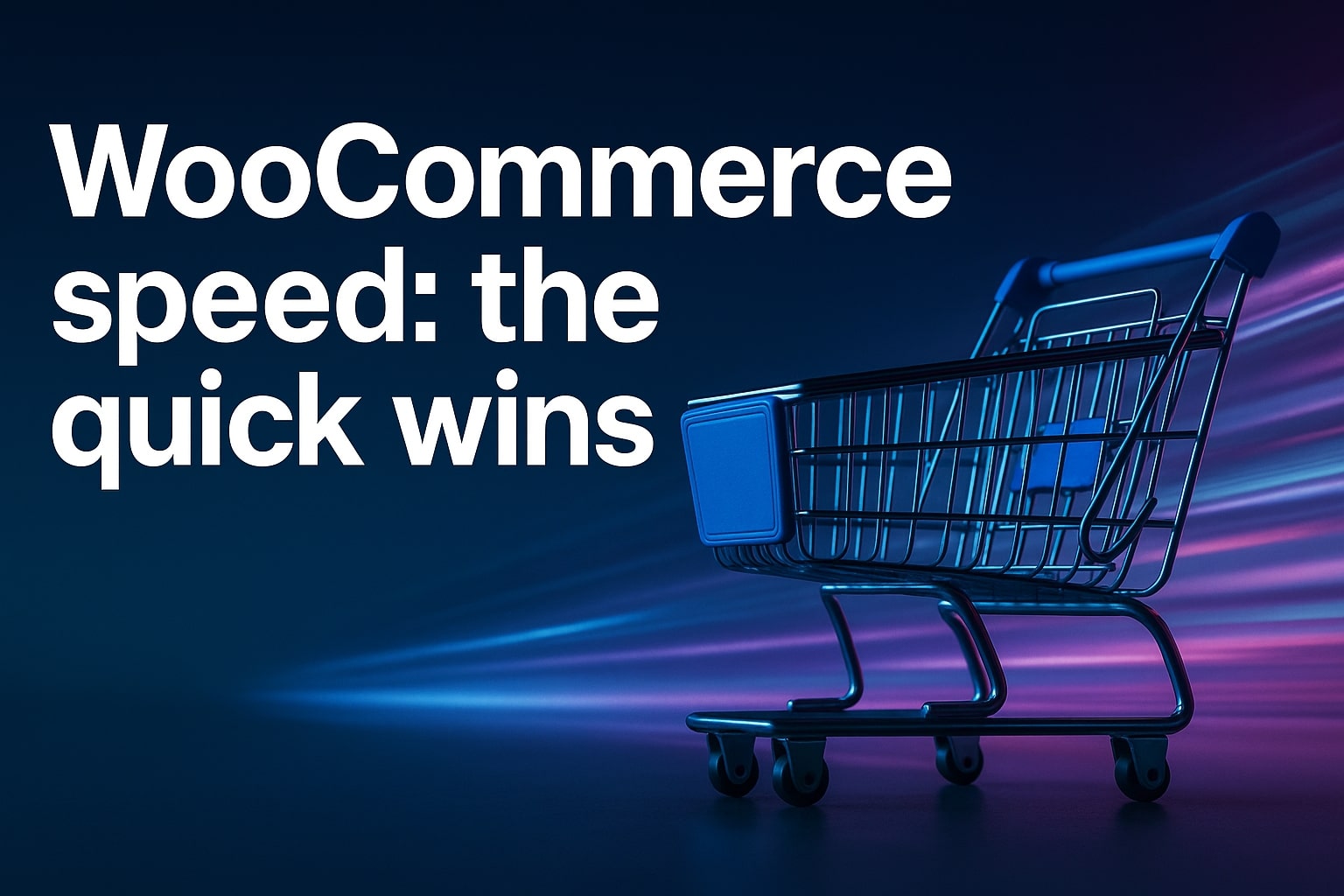WooCommerce speed: the quick wins